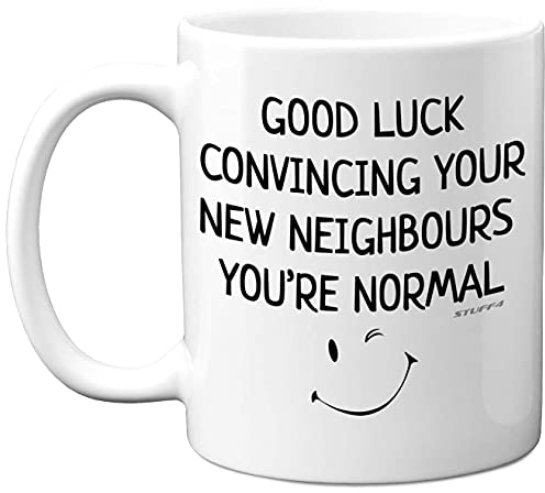 Stuff4 New Home Gifts Coffee Mug, House Warming Gifts for Friends, 11oz Ceramic Mugs Dishwasher Safe, New Home for a Friend or Couple, Housewarming Gift Couple