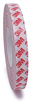 gws 3M GPT-020F Doppelseitiges Klebeband mit Polyester-Träger; Länge: 50m Breite: mm; Temperaturbeständig; Soforthaftend; Multifunktional (50 m : 19 mm)