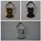 Pinza per Tende, pinzettore modello Barocco, mollette in vari colori, 10 pezzi (Bronzo)