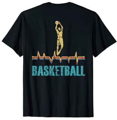 Basketball Vintage Basketballkorb Geschenk Trikot Slam Dunk T-Shirt