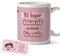 MYDREAM Taza San Valentín para novios - Mi lugar favorito es donde tú estés - Taza enamorados, Idea de regalo para parejas aniversario (Te quiero)