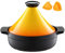 YLWX Tajine Mijoteuse Marocaine, Mijoteuse En Céramique, Fait à La Main Tajine Pot En Argile Avec Gants Anti-brûlure (Color : Jaune)