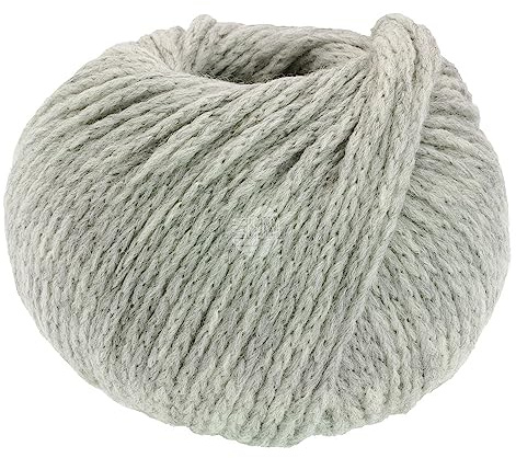 LANA GROSSA Cool Merino Big | Voluminöses Kettengarn aus klassischer Merinowolle | Handstrickgarn aus 90% Schurwolle & 10% Polyamid | 50g Wolle zum Stricken & Häkeln | 90m Garn FB 218