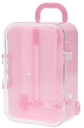 Juwaacoo Mini valise de voyage à roulettes, boîte de rangement, boîte à bagages, valise à roulettes, jouet