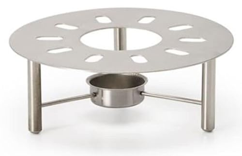 teemando® Stövchen Dorthe Edelstahl H 6 cm, Ø 16,5 cm
