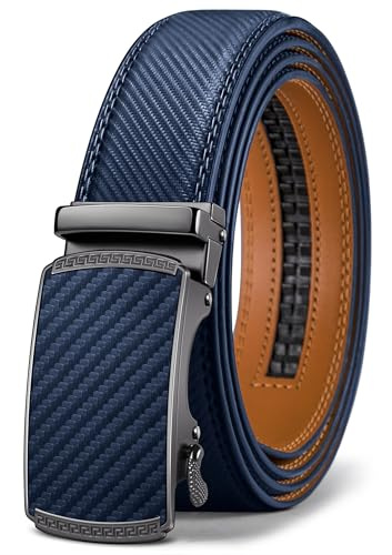 BULLIANT Gürtel Herren, Gürtel Ratsche Ledergürtel 35mm,Größe Angepasst | Herren Automatikgürtel Business Anzüge mit Geschenkbox