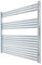 900mm (w) x 900mm (h) Straight Chrome Heated Towel Ladder Rail Bathroom Radiator - 2464 BTUs