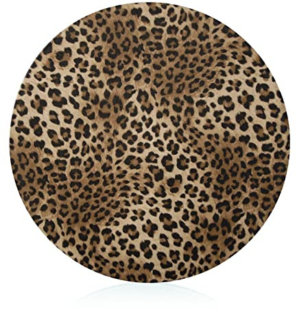 Leopard Print Decorative Cutting and Serving Board Long Lasting for Kitchen Dishwasher Safe 20 cm
