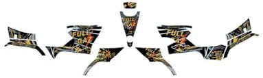 Deko-Set Quad Full Gas CF Moto 520 Rahmen kurz