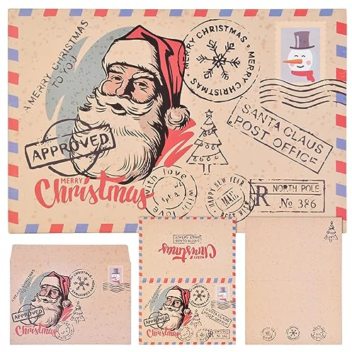 Jinlaili Weihnachtskarten mit Umschlag Set, 16pcs Grußkarten + 16pcs Umschlägen, Frohe Weihnachten Karten, Weihnachtsgrußkarten, Geschenk für Weihnachtsgrüße an Familie, Freunde (15 x10 cm)