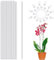 Pflanzstäbe, Pflanzstäbe, Acryl, transparent, 45,7 cm, Orchideenpfähle für Innen- und Außenbereich, Orchideen, Topfpflanzen, Tomaten, Blumen (mit 20 Clips), 20 Stück