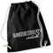 Huuraa Turnbeutel Frankfurt (Oder) verliebt Geschenk Rucksack Black 12 Liter Baumwolle Frankfurt (Oder) Geschenkidee