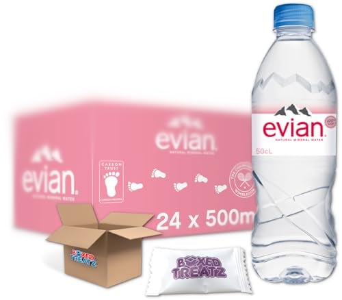 Eviann Mineral Water 500ml x 24 Bottles | Mineral Water | Still Water | Meetings, Events, Or Parties (24 x 50cl) - Boxed Treatz