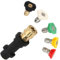 BRITECO Pressure Washer Adapter Kit 1/4'' Quick Connect Female Fitting | Compatible with Karcher K2 K3 K4 K5 K6 K7, Durable & Versatile