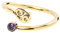ROMISBABA Tierkreisring Daumenringe für Jungfrau Ringe für Frauen Reifen Jungfrau Schmuck Armbänder edelstahlringe verstellbare ringe Sternzeichen offener Paare Zirkonring Golden