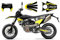 race-styles Aufkleber 701 Supermoto oder Enduro Dekor auf Chrom Folie