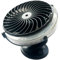 PAMEX Ventilador-Humificador USB portátil, mini, silencioso, 5 velocidades, ángulo 360°, funciona con enchufe o batería externa, ideal para oficina, hogar, camping, coche y escuela (NEGRO)