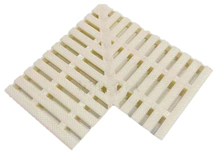 VDCVADKYE Rejillas de Desagüe para Piscina, Rejilla de Drenaje de Esquina de plástico for Piscina, baño, Patio, terraza, Pasarela, Varios tamaños(Width 18cm/1pieces)