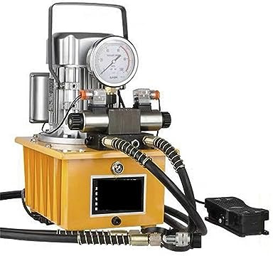 Pompe Électrique Hydraulique 750W, Électrovanne, Double Circuit, Pompe À Huile Haute Pression, Capacité Du Réservoir 7L Efficace(Double circuit)