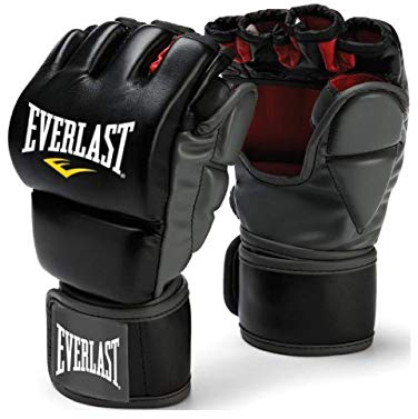 Everlast Train Advanced MMA Grappling-/Trainingshandschuhe, 200 g, Schwarz