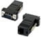 cablecc, Connecteur VGA mâle vers Ethernet, LAN, Cat5, Cat5e, RJ45 Femelle, 2 pièces