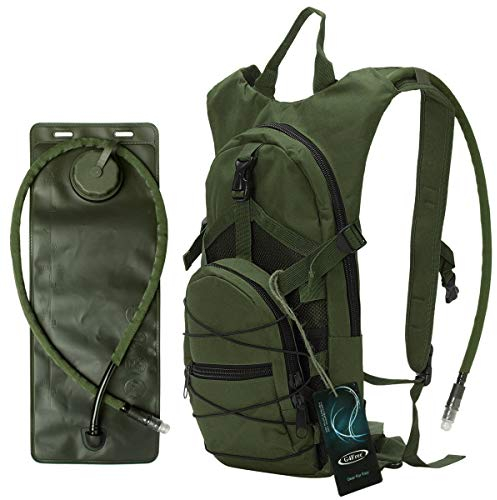 G4Free Trinkrucksack Taktischer Hydration Pack Rucksack mit 3 L Wasser Blase zum Radfahren Laufen