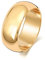 EDS Jewels 18 Karat (750) Gold 8mm D-Form Herren/Damen - Trauring/Ehering/Hochzeitsring WJS15087