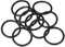 sourcing map 10 Stück Metrische Nitrilkautschuk O-Ringe Dichtung Gummi 27 mm Außendurchm. 22 mm Innendurchm. 2.5mm Breite