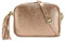 Parubi, Sac à main pour Femme avec Bandoulière, en Cuir Véritable, Made in Italy, Petit D’épaule Frange Clutch Cérémonie Élégante, Modèle Anastasia, Or Rose