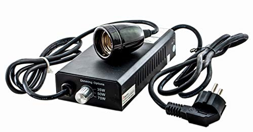 TropicShop Ballast universel pour lampes à vapeur métallique comme Solar Raptor, Bright Sun, Dragolux etc. (HQI/HDI) 35/50/70 W avec douille