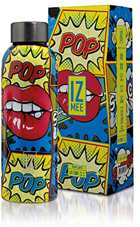 IZMEE Borraccia Termica 500 ml in Acciaio INOX, Bottiglia Termica Idea Regalo Uomo Donna Thermos bevande calde e fredde Design Italiano, Borraccia Ecologica Senza BPA