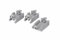 Bosch 166434-55044 Dishwasher Top Shelf Clips Set of 3