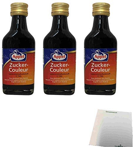 Appel Zucker Couleur 3er Pack (3x40ml Flasche) + usy Block