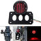 Motorrad Rücklicht mit Halterung Bremse Nummernschildhalter seitliche Montage Kennzeichenleuchte Integrierte Bremsleuchte für Sportster Bobber Dyna Chopper Cruiser Custom Bike Cafe Racer.