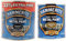 Hammerite 5092830 Direct to Rust Metal Paint - Smooth Gold Finish 750ML & 5158235 Metal Paint, Smooth Black, 1L