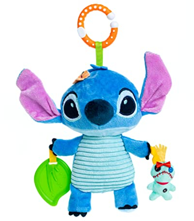 KIDS PREFERRED Disney Baby Lilo & Stitch - Stitch On The Go Aktivitätsspielzeug 30,5 cm, Blau