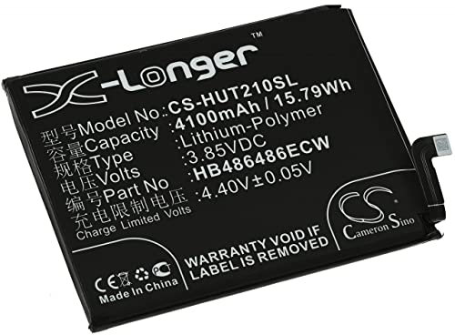 Powery Batería Adecuada Compatible con Smartphone Huawei Mate 20 Pro/Mate 20 RS / P30 Pro/Modelo HB486486ECW Entre Otros