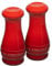 Le Creuset Salt And Pepper Shaker Kit 110 Ml Red