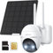 ieGeek 4G LTE Cellular Security Camera Outdoor with SIM Card 64GB Memory Card, Solar No WiFi Wireless CCTV Camera Systems, 2K 360° PTZ Battery Camera,Color Night Vision,Motion Detection,Siren Light