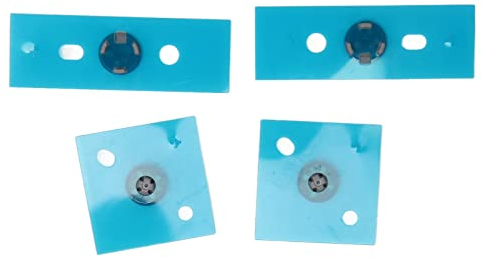 Laptop Bottom Case Rubber Feet Non Slip Round Dot Laptop Foot Pads Replacement for 3 4 5 (Silver)