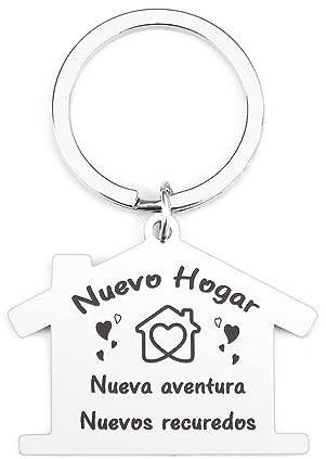 Kabulae Llavero Casa Nueva,Llavero Oareja,Regalos para Casa Nueva,Regalos Pareja,Regalo de Inauguración de la Casa,Regalo de la Primera Casa,Regalos Oareja,Llavero Pareja,Nuevo Hogar Nueva Aventura
