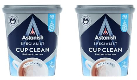 Astonish C9630 Specialist Clean & Revive Stain Remover, Removes Ingrained Tea and Coffee Stains, for Cups and Teapots, 350g (Pack of 2)