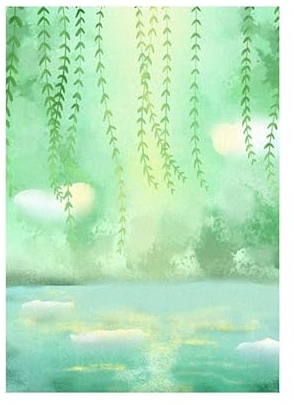 Fensterfolienanwendung Fensterfolie Sichtschutz Milchglas Aufkleber Grünpflanzen Dekoration Selbstklebender Aufkleber for Zuhause Fensteraufkleber(Size:60x200cm)