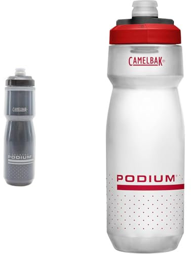 CAMELBAK Podium Chill 24Oz Black & Podium 24Oz Fiery Red