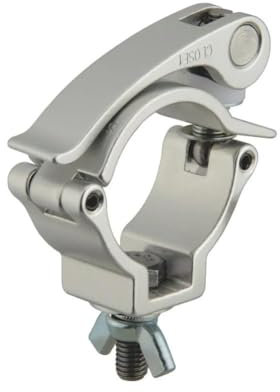 Schnellspann-Bühnenbeleuchtungsklemme, Aluminiumlegierung, strapazierfähig, 100 kg, DJ-Trägerklemmen, Außendurchmesser 48–51 mm Rohr/Rohr