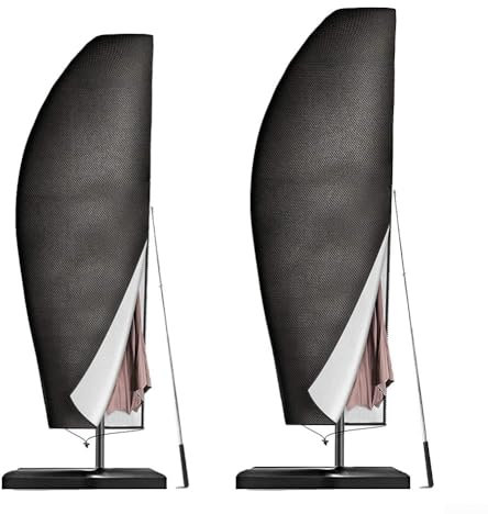 A Must Have Outdoor Accessory Heavy Duty Parasol Dust Cover Crafted from 210D Oxford Fabric (205(40x70x50)cm)