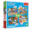 4 in 1 Puzzle - Die Schlümpfe