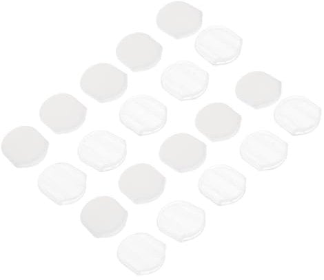 TEHAUX 40pcs Ear Clip Pad Ear Clamp Pads Earring Pads Earring Backs Oval Earring Clip Cushion Clip Earring Cushion Earings Ear Clips Pads Oval Ear Clip Helix Earring Ear Clamps Pad