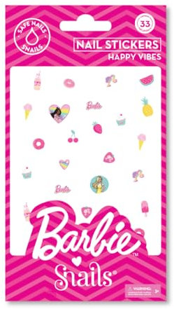 Barbie™ ♡ Snails Happy Vibes Nail Stickers