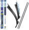 alca® Scheibenwischer inkl. Ersatzgummi passend für OPEL ASTRA H (03.2004-03.2010) SUPER FLAT Scheibenwischer-Set